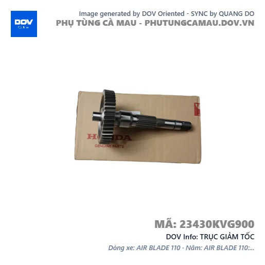 TRỤC GIẢM TỐC  — 23430KVG900
