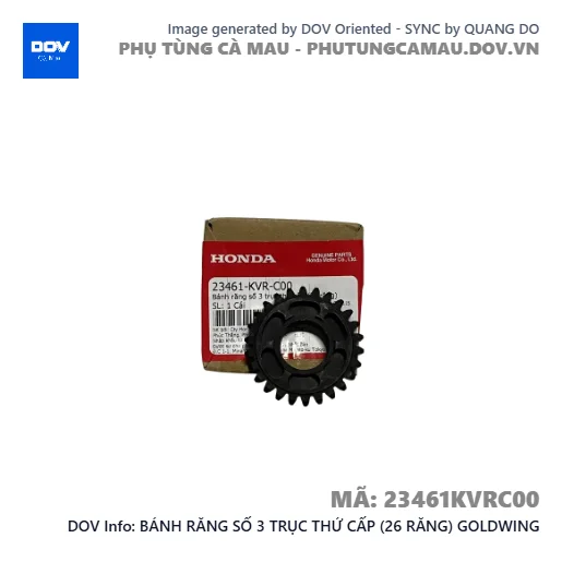 BÁNH RĂNG SỐ 3 TRỤC THỨ CẤP (26 RĂNG) GOLDWING — 23461KVRC00