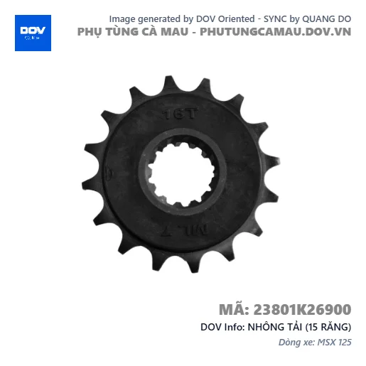 NHÔNG TẢI (15 RĂNG)  — 23801K26900