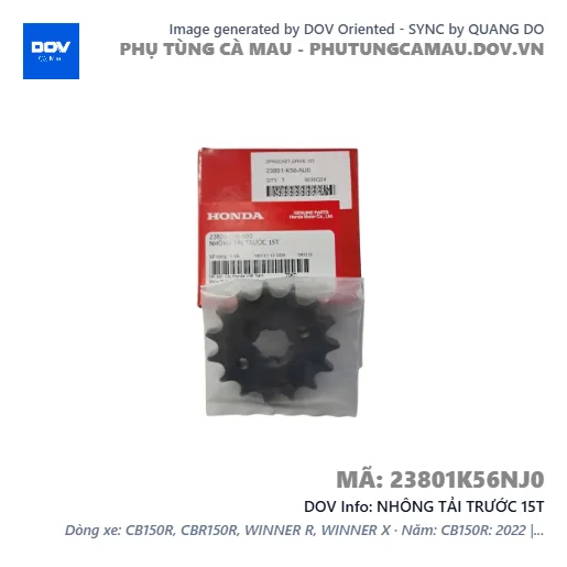 NHÔNG TẢI TRƯỚC 15T  — 23801K56NJ0