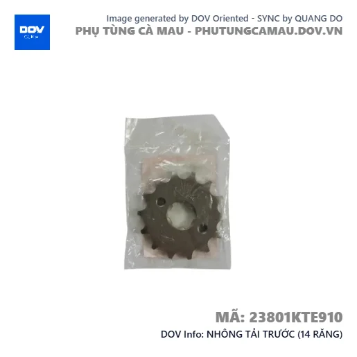 NHÔNG TẢI TRƯỚC (14 RĂNG)  — 23801KTE910
