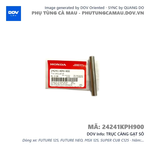 TRỤC CÀNG GẠT SÔ — 24241KPH900
