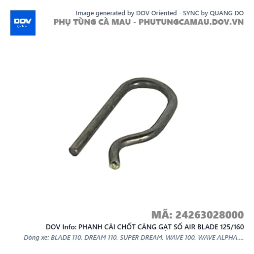 PHANH CÀI CHỐT CÀNG GẠT SỐ AIR BLADE 125/160 — 24263028000