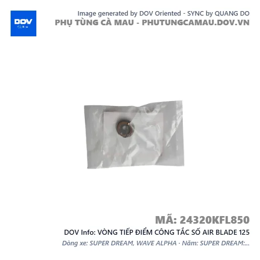 VÒNG TIẾP ĐIỂM CÔNG TẮC SỐ AIR BLADE 125 — 24320KFL850