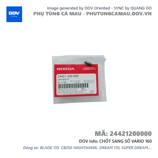 CHỐT SANG SỐ VARIO 160 — 24421200000