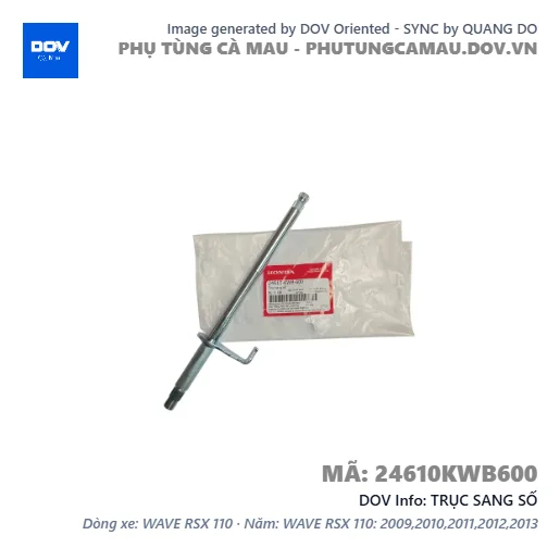 TRỤC SANG SỐ  — 24610KWB600