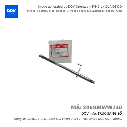 TRỤC SANG SỐ  — 24610KWW740