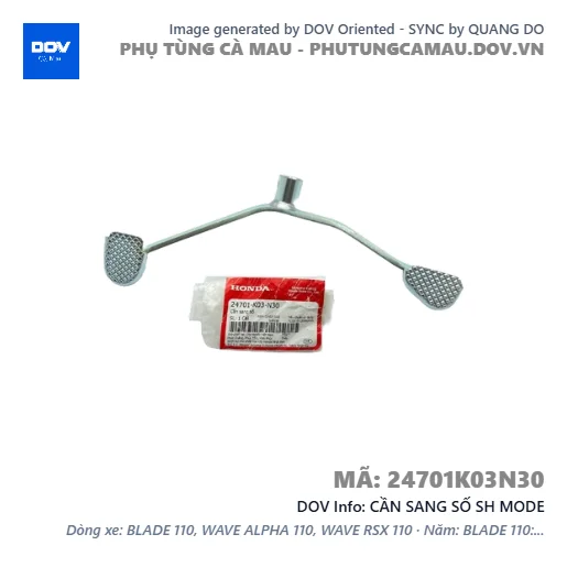CẦN SANG SỐ SH MODE — 24701K03N30