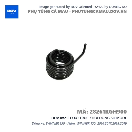 LÒ XO TRỤC KHỞI ĐỘNG SH MODE — 28261KGH900