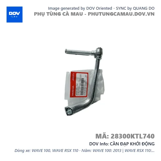 CẦN ĐẠP KHỞI ĐỘNG — 28300KTL740