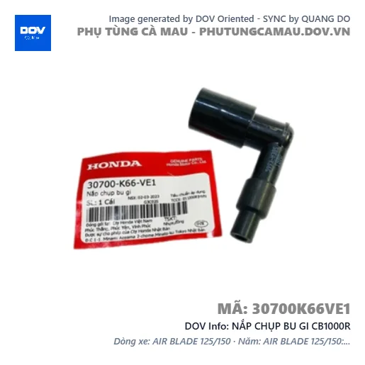 NẮP CHỤP BU GI CB1000R — 30700K66VE1