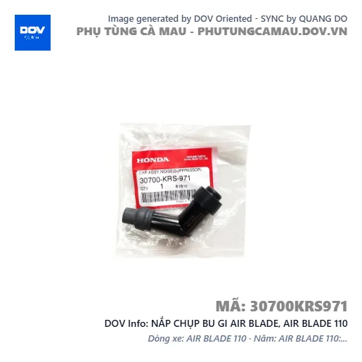 NẮP CHỤP BU GI AIR BLADE, AIR BLADE 110 — 30700KRS971