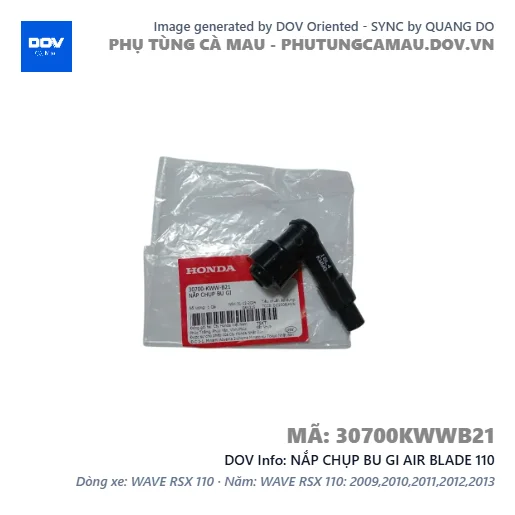 NẮP CHỤP BU GI AIR BLADE 110 — 30700KWWB21