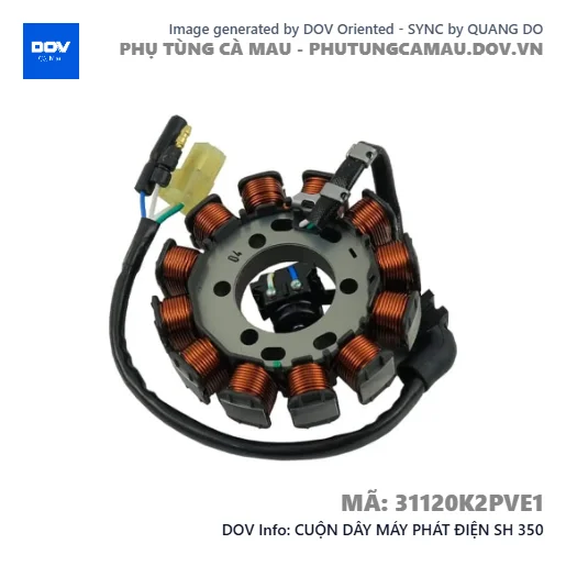 CUỘN DÂY MÁY PHÁT ĐIỆN SH 350 — 31120K2PVE1