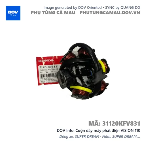 Cuộn dây máy phát điện VISION 110 — 31120KFV831