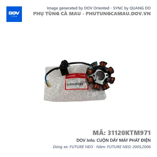 CUỘN DÂY MÁY PHÁT ĐIỆN  — 31120KTM971