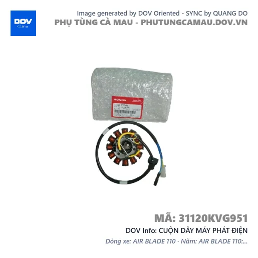 CUỘN DÂY MÁY PHÁT ĐIỆN — 31120KVG951