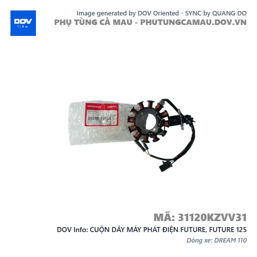 CUỘN DÂY MÁY PHÁT ĐIỆN FUTURE, FUTURE 125 — 31120KZVV31