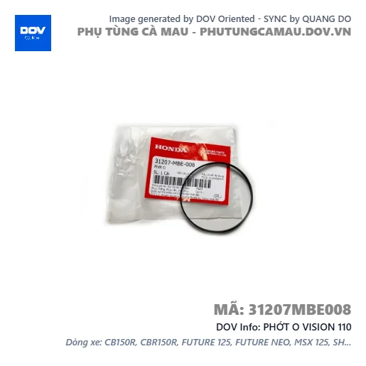 PHỚT O VISION 110 — 31207MBE008