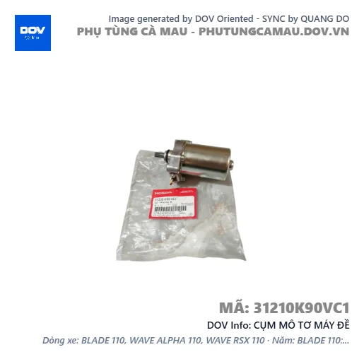 CỤM MÔ TƠ MÁY ĐỀ  — 31210K90VC1