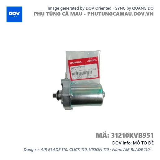 MÔ TƠ ĐỀ  — 31210KVB951