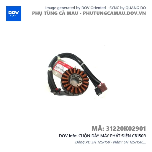CUỘN DÂY MÁY PHÁT ĐIỆN CB150R — 31220K02901