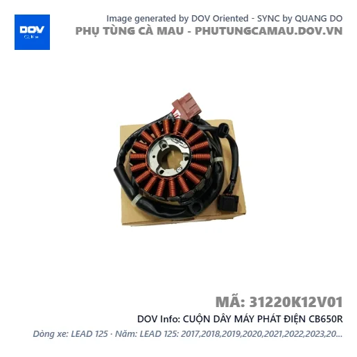 CUỘN DÂY MÁY PHÁT ĐIỆN CB650R — 31220K12V01
