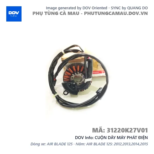 CUỘN DÂY MÁY PHÁT ĐIỆN — 31220K27V01