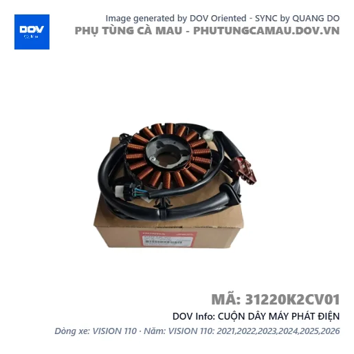 CUỘN DÂY MÁY PHÁT ĐIỆN — 31220K2CV01