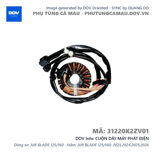 CUỘN DÂY MÁY PHÁT ĐIỆN — 31220K2ZV01