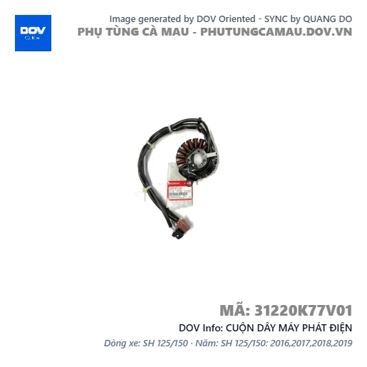 CUỘN DÂY MÁY PHÁT ĐIỆN — 31220K77V01