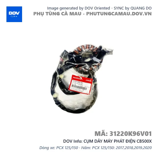 CỤM DÂY MÁY PHÁT ĐIỆN CB500X — 31220K96V01