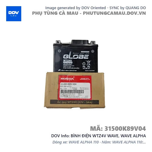 BÌNH ĐIỆN WTZ4V WAVE, WAVE ALPHA — 31500K89V04