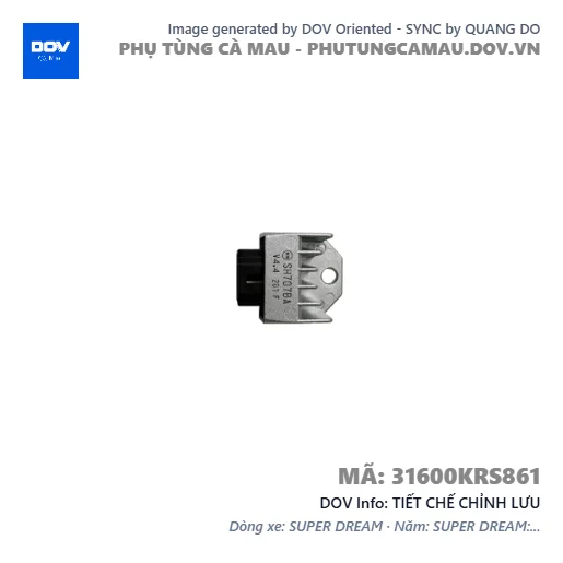 TIẾT CHẾ CHỈNH LƯU  — 31600KRS861