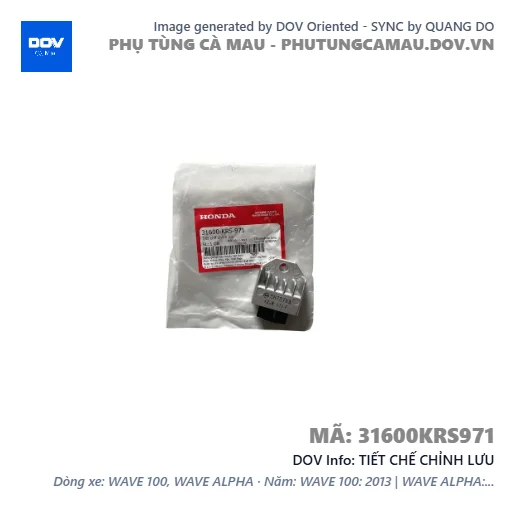TIẾT CHẾ CHỈNH LƯU  — 31600KRS971