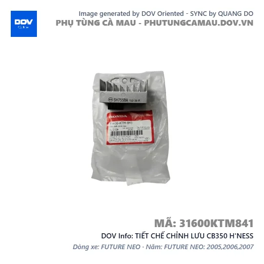 TIẾT CHẾ CHỈNH LƯU CB350 H'NESS — 31600KTM841