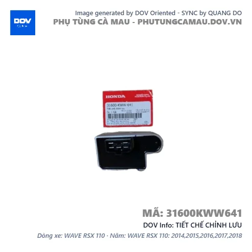 TIẾT CHẾ CHỈNH LƯU — 31600KWW641