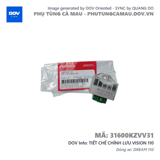 TIẾT CHẾ CHỈNH LƯU VISION 110 — 31600KZVV31