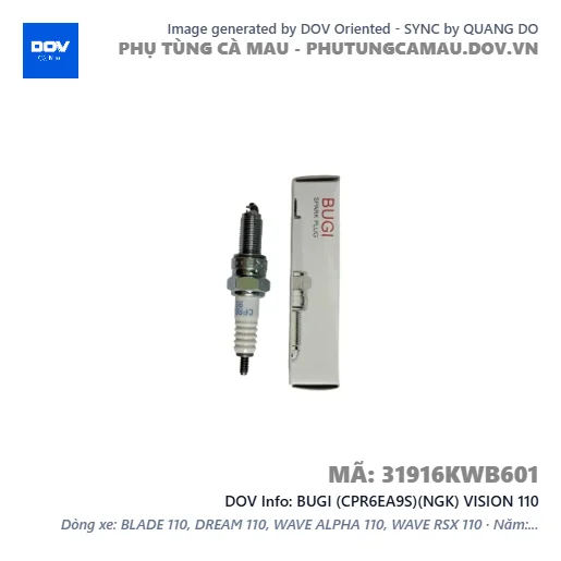 BUGI (CPR6EA9S)(NGK) VISION 110 — 31916KWB601