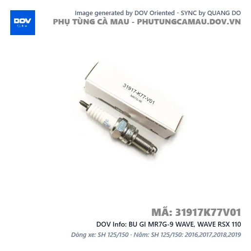 BU GI MR7G-9 WAVE, WAVE RSX 110 — 31917K77V01