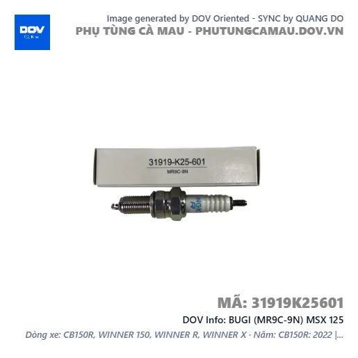 BUGI (MR9C-9N) MSX 125 — 31919K25601