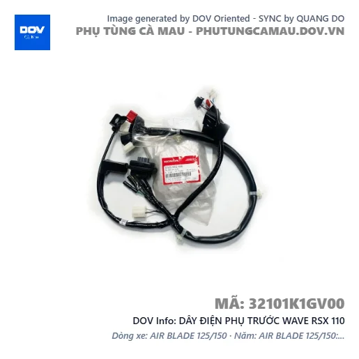 DÂY ĐIỆN PHỤ TRƯỚC WAVE RSX 110 — 32101K1GV00