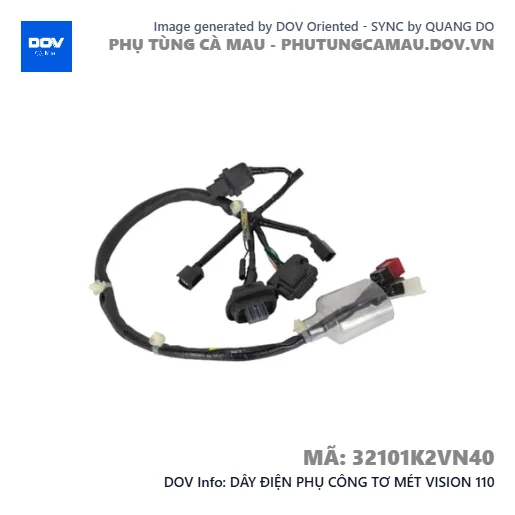 DÂY ĐIỆN PHỤ CÔNG TƠ MÉT VISION 110 — 32101K2VN40