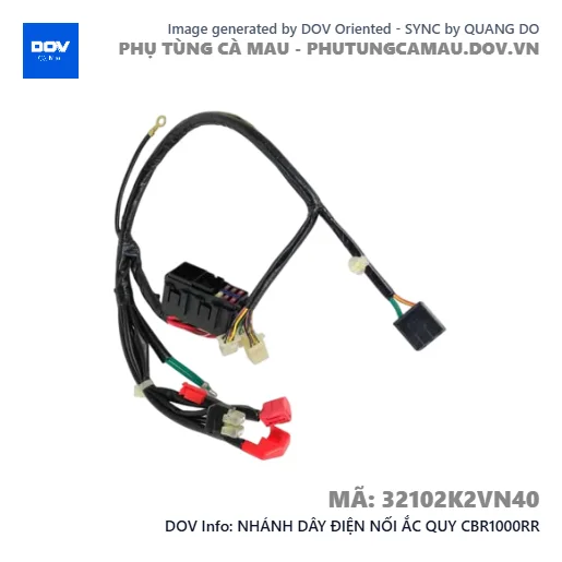 NHÁNH DÂY ĐIỆN NỐI ẮC QUY CBR1000RR — 32102K2VN40
