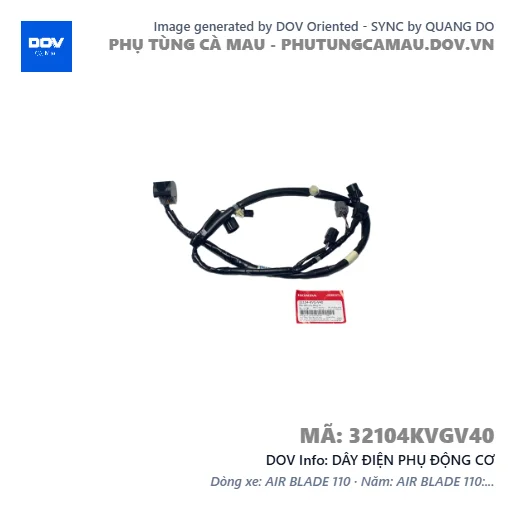 DÂY ĐIỆN PHỤ ĐỘNG CƠ  — 32104KVGV40