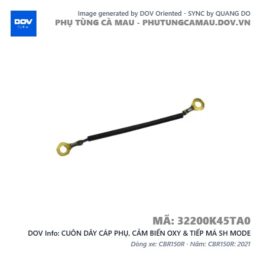 CUÔN DÂY CÁP PHỤ, CẢM BIẾN OXY & TIẾP MÁ SH MODE — 32200K45TA0