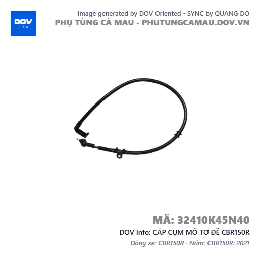 CÁP CỤM MÔ TƠ ĐỀ CBR150R — 32410K45N40