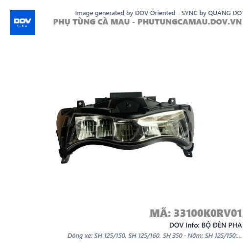 BỘ ĐÈN PHA — 33100K0RV01