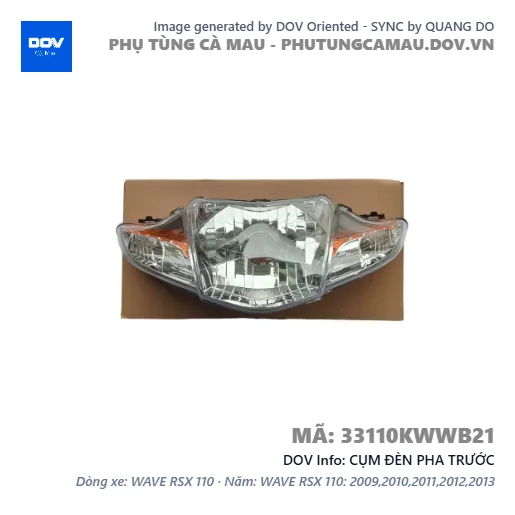 CỤM ĐÈN PHA TRƯỚC — 33110KWWB21
