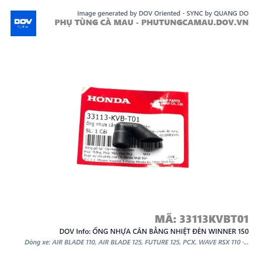 ỐNG NHỰA CÂN BẰNG NHIỆT ĐÈN WINNER 150 — 33113KVBT01